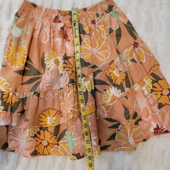 ROXY Floral Tiered Skirt - Multicolor - Picture 6 of 8